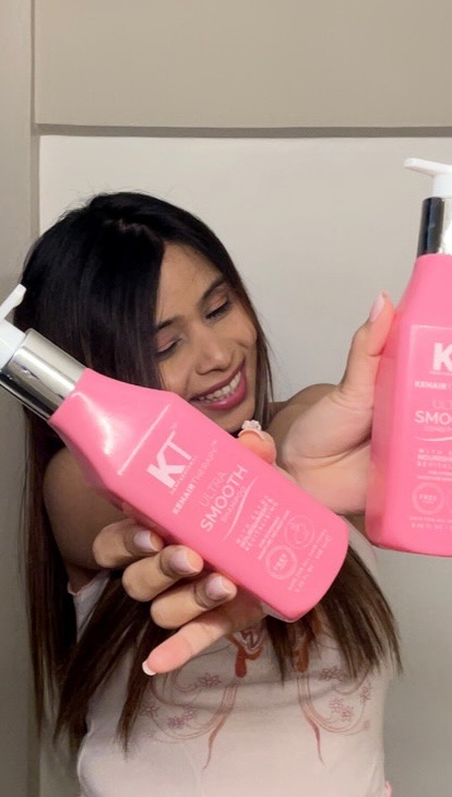Instagram post by @cheryl_donna23 for KT Professional. Caption reads: [...] guess who’s got the perfect fix? KT....