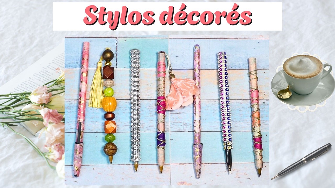YouTube post by @StylHarmony for Pufino. Caption reads: From Trash to Treasure: Pens Customizable at Will.