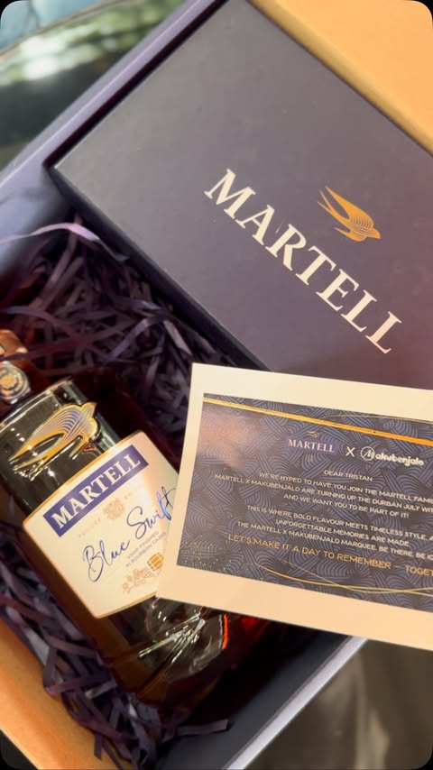 Instagram post by @boyzn__official for Martell. Caption reads: [...] to go, 1 destination🐎 See you at the....