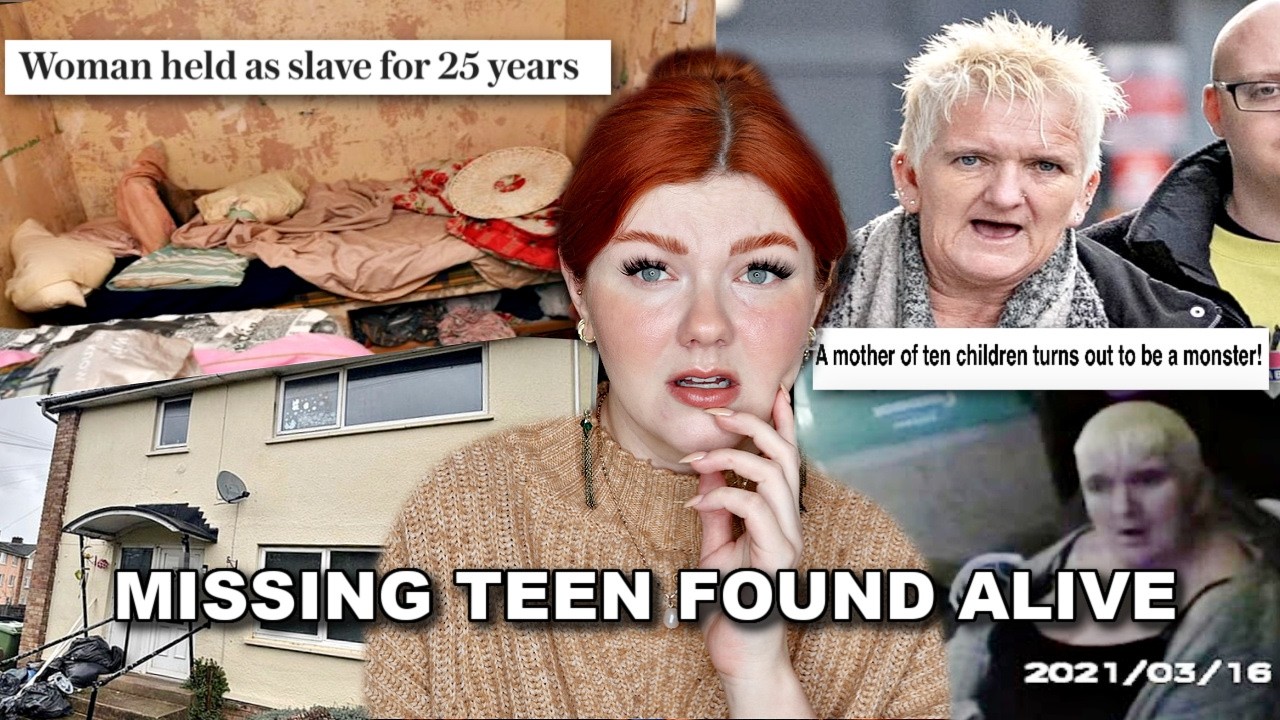YouTube post by @BrookeMakenna for BBC. Caption reads: MISSING TEEN HELD 25 YEARS IN “PRISON CELL ROOM”....