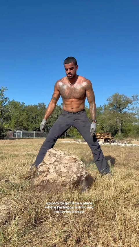 Instagram post by @jalen_noble for Degree. Caption reads: [...] to help me clear out all these rocks??....