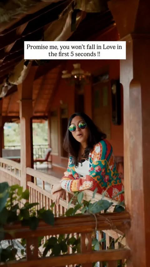 Instagram post by @homestays_at_makemytrip for MakeMyTrip. Caption reads: [...] that chooses you back — just open MakeMyTrip....