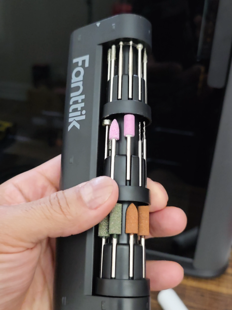 TikTok post by @dapoets for Fanttik. Caption reads: The @Fanttik F2 Master is perfect for 3D Printing....