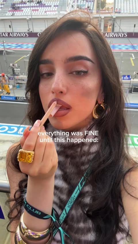 Instagram post by @ellachristo for Kylie Cosmetics. Caption reads: universe decided to humble me today 😛 my poor....