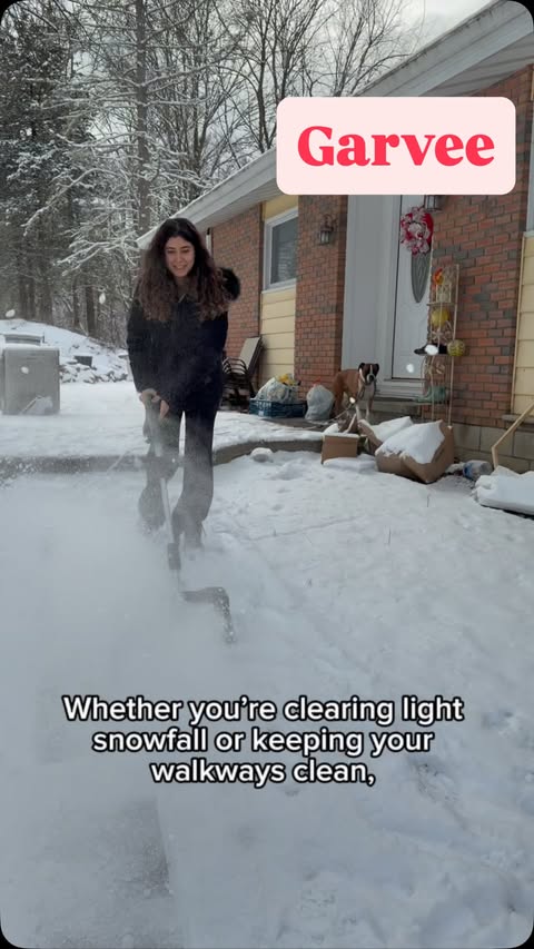 Instagram post by @nursen.ugc for Garvee. Caption reads: ❄️ Snow is no longer a problem  @garvee_official....