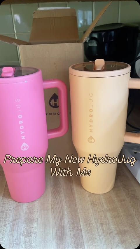 Instagram post by @nessa.renee.e for HydroJug. Caption reads: I love all the colors @hydrojug offers. But most....