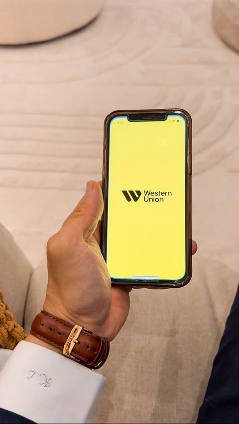 Instagram post by @kingy.eatz for Western Union. Caption reads: [...] mean you can’t stay connected, I use....