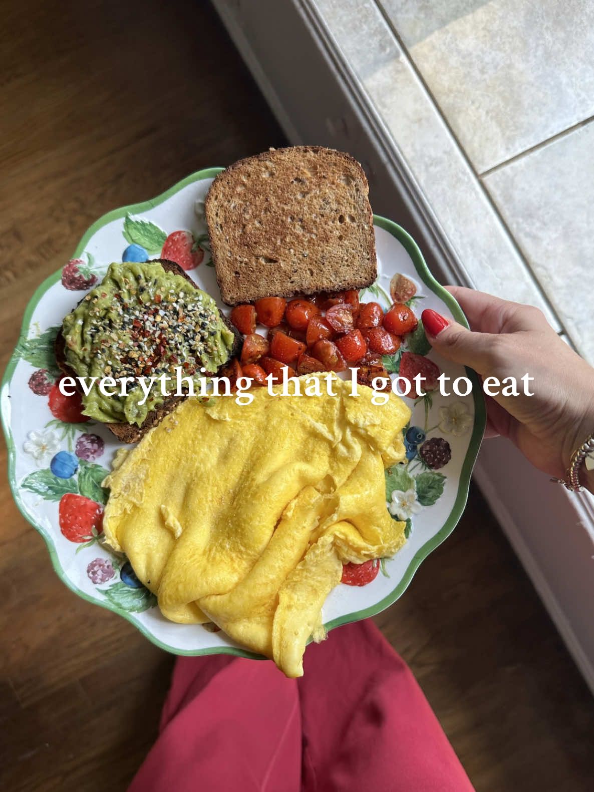 TikTok post by @alis.appetitee for Truvani. Caption reads: everything that I GOT to eat today💘 as a 4AM gym....