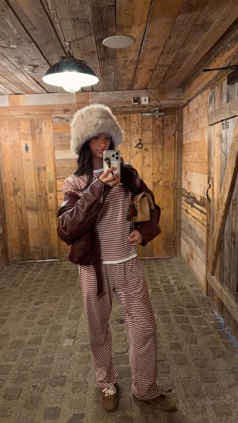 Instagram post by @saffiekhan_ for Diet Coke. Caption reads: december mornings with @dietcokegbi🥤🎄✨....