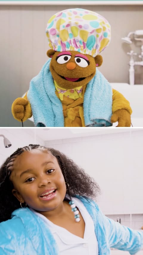 Instagram post by @therealvanvan_ for Sesame Street. Caption reads: [...] along with @TheRealVanVan_ and her Sesame....