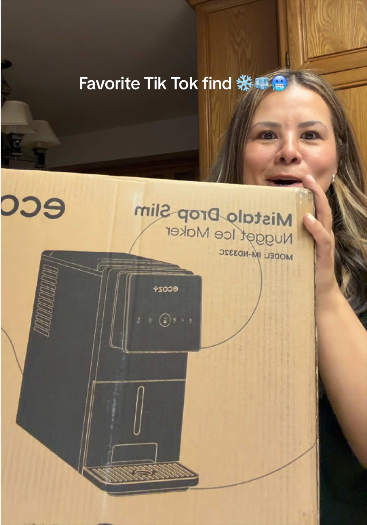 TikTok post by @belhearts for ecozy Appliances. Caption reads: [...] tik tok find so far 🤭❄️🧊 @ecozy Appliances....