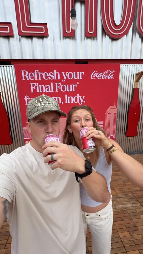 Instagram post by @brie_matthews for Carnival Cruise Line. Caption reads: We got to experience @cocacola & @carnival cruise....