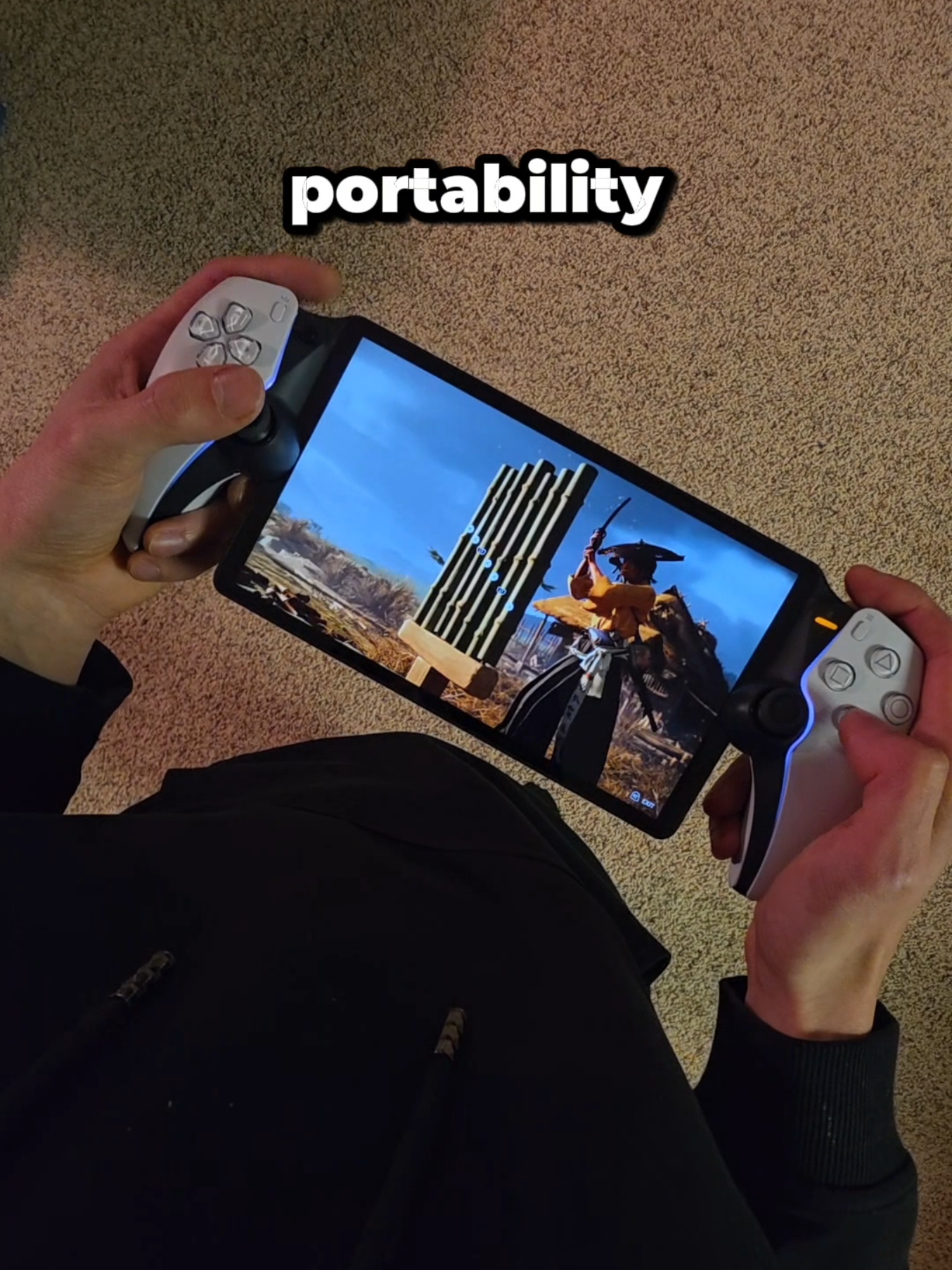 TikTok post by @mryeester for PlayStation. Caption reads: [...] PS5 games has officially arrived on....