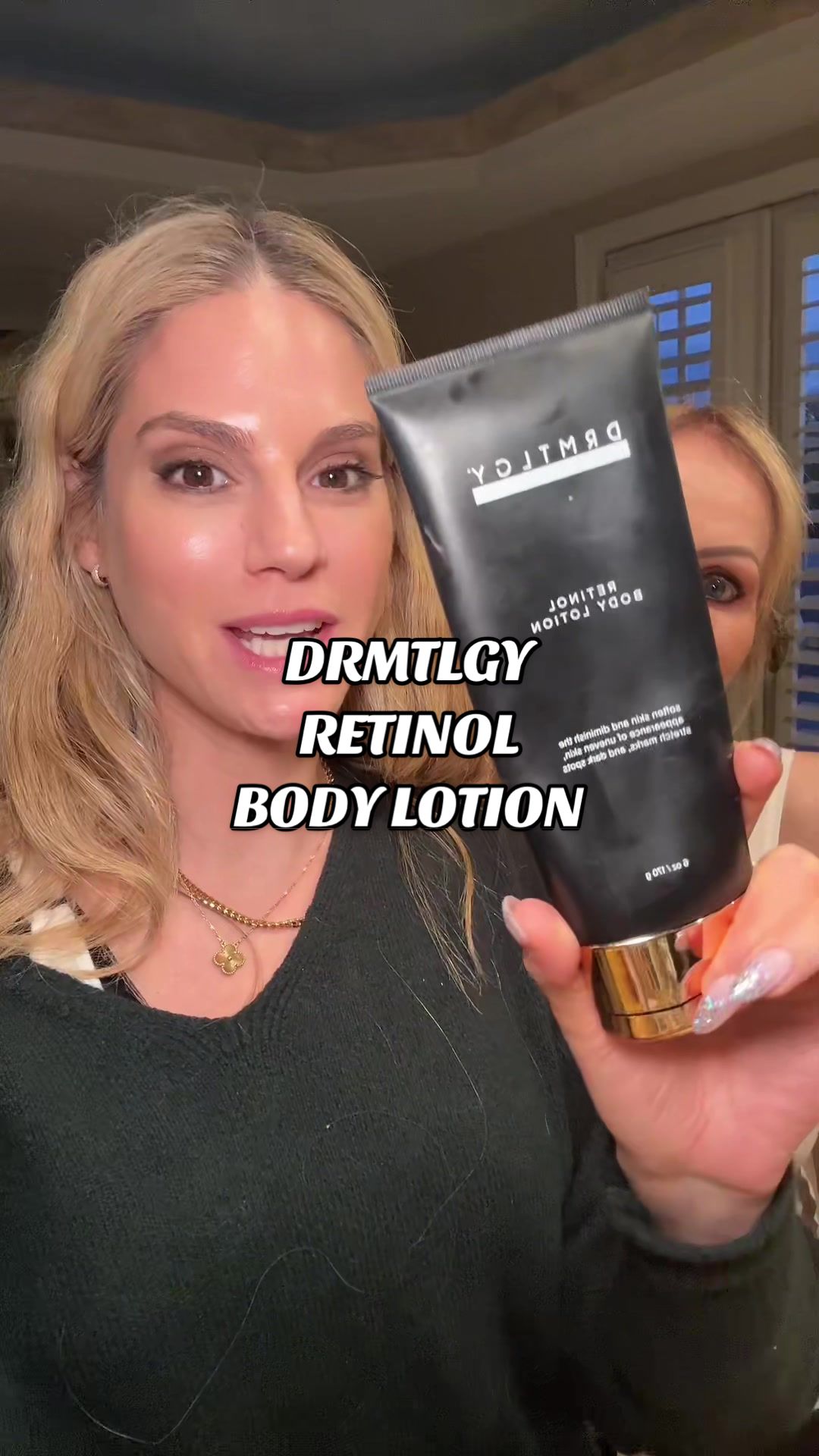 TikTok post by @kellykrugerbrooks for DRMTLGY. Caption reads: [...] hydration and anti aging. (In my opinion)....