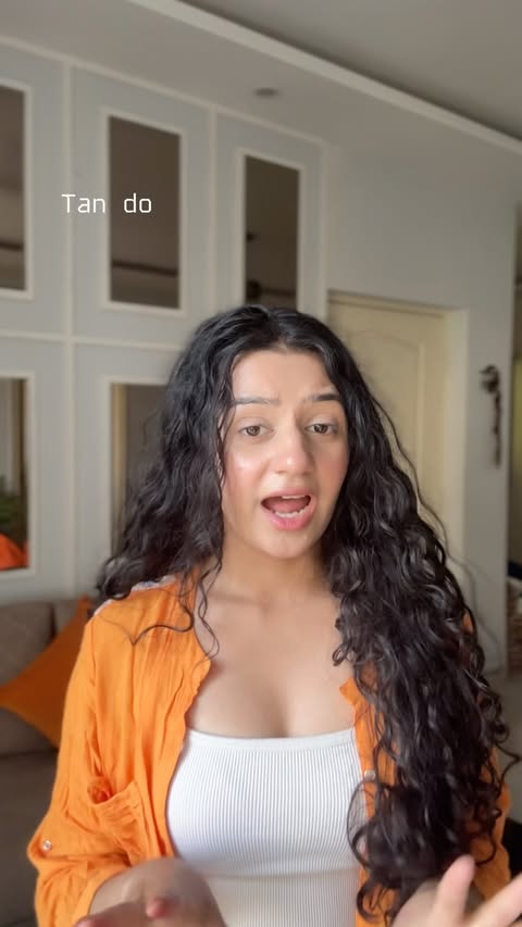 Instagram post by @bhartisharma33_ for Ozone Ayurvedics. Caption reads: Daily de-tan is kinda mandate for outgoing people....