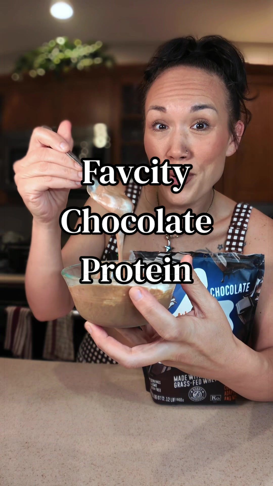 TikTok post by @magicalworldofkristi for ShopFlavCity. Caption reads: [...] #proteinsnacks #highproteinmeals....