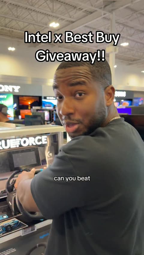 Instagram post by @tobi.the.og for Best Buy. Caption reads: giveaway time 🎮🔥 teaming up with @BestBuyCanada....