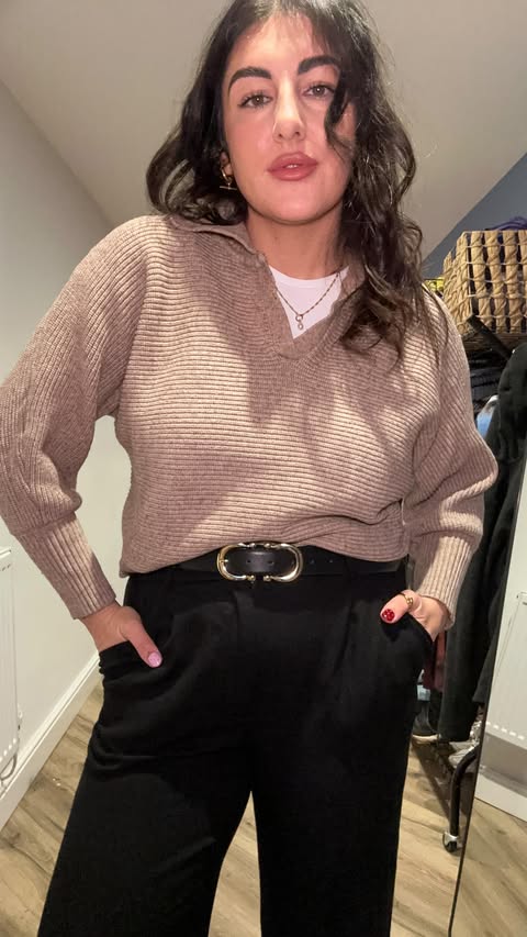 Instagram post by @takeheartuk for Matalan. Caption reads: [...] trousers, T-shirt & belt [PR] @shopmatalan....
