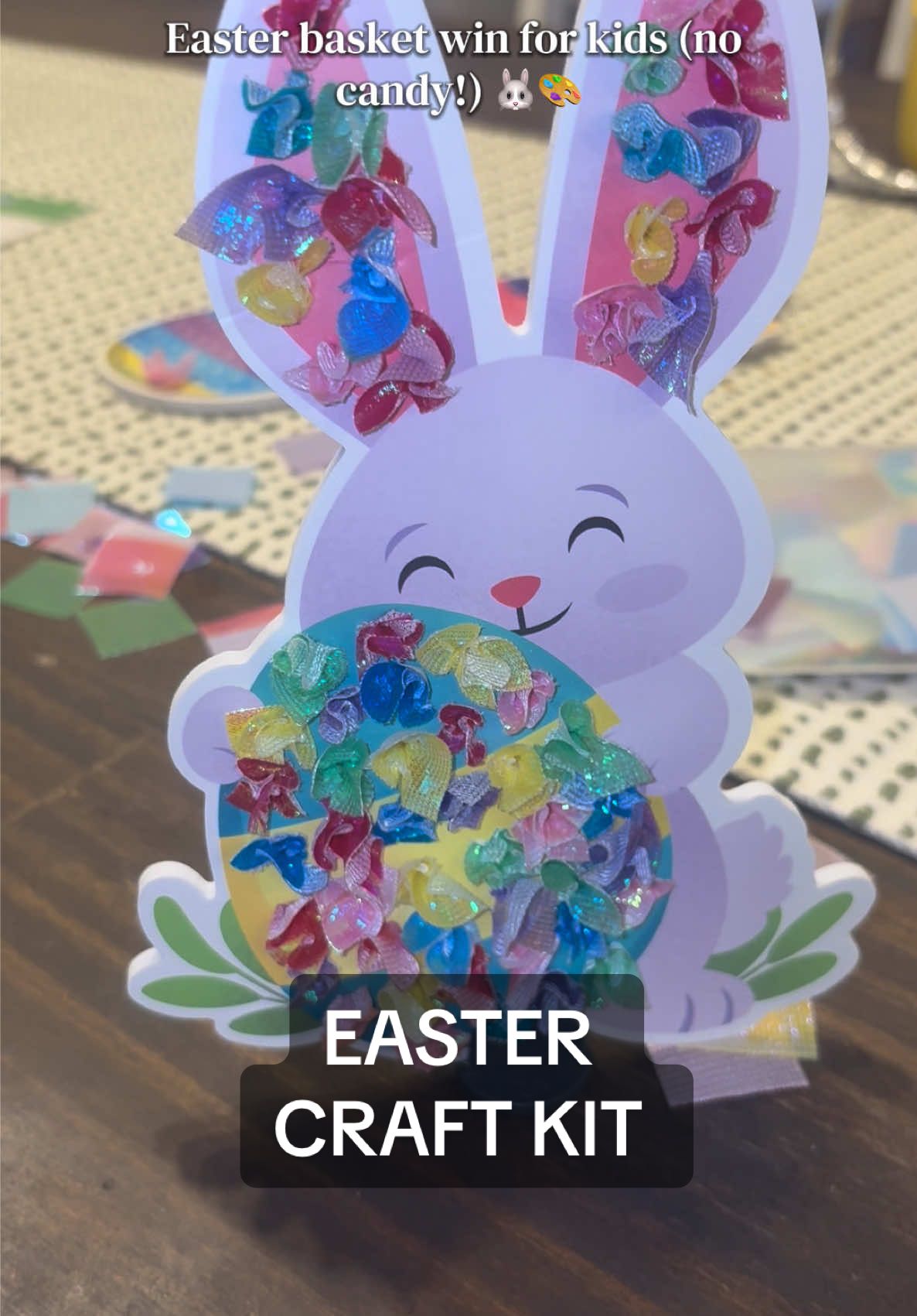 TikTok post by @_caitlinmcclain for Skillmatics. Caption reads: [...] #easterbasketstuffers @Skillmatics.