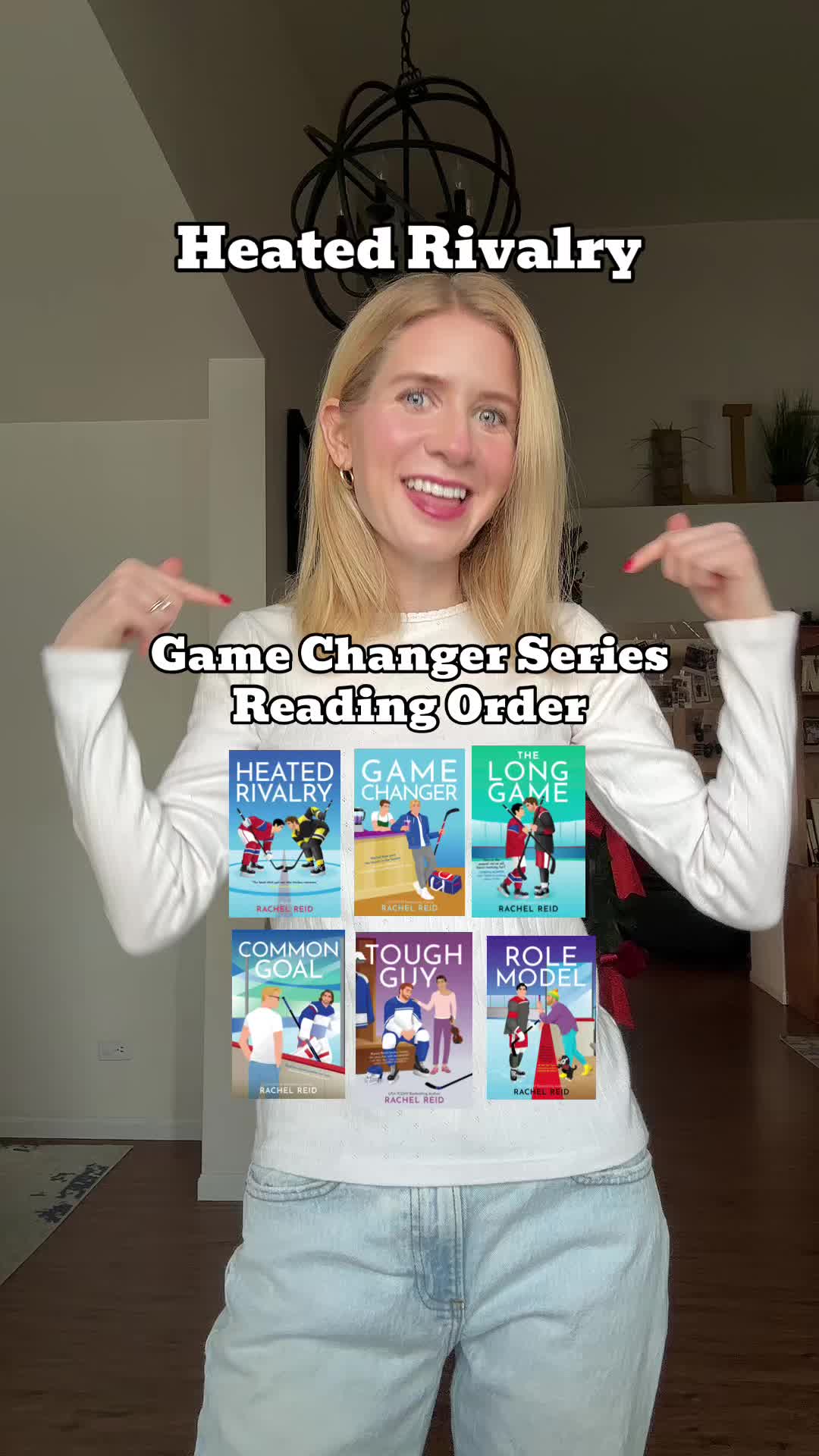 TikTok post by @melissa.at.home for Max. Caption reads: [...] Reid universe! @Heated Rivalry @HBO Max....