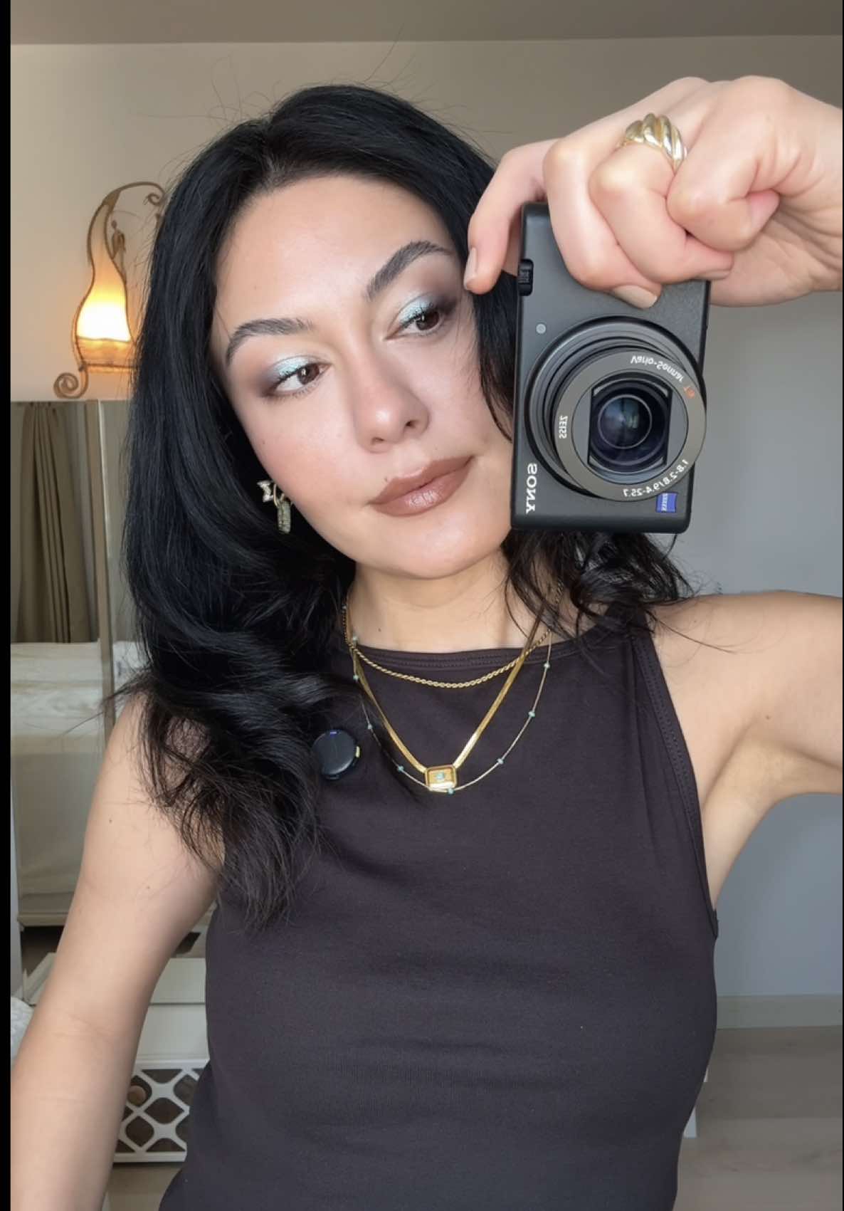 TikTok post by @yagmursonverdi for KIKO Milano. Caption reads: Part1, Part2 yarın gelsin çok güzel bi göz makyajı....