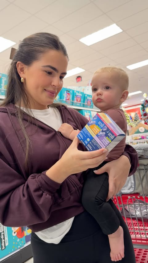 Instagram post by @thepelegrifamily for Mommy's Bliss. Caption reads: [...] chilly winter, we’re stocking up on....