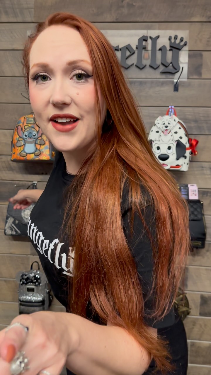 Instagram post by @van_kelsing for loungefly. Caption reads: Join me on the @loungefly live today! #loungefly....