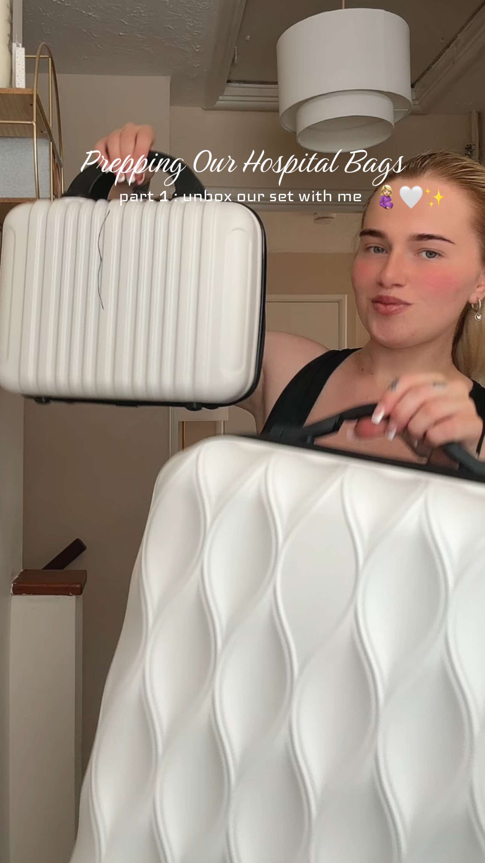 TikTok post by @lilymayleeangelx for Living and Home. Caption reads: obsessed @Livingandhome UK 🤍 #pregnancytiktok....