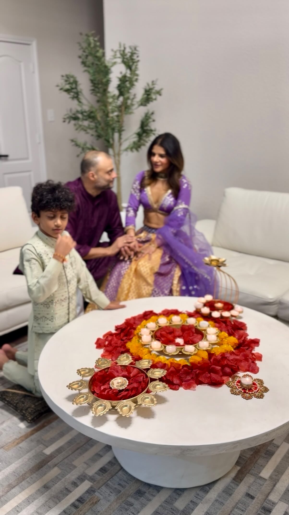 Instagram post by @uptownmommy for Shan Foods. Caption reads: Every Diwali I miss my home, my parents, the love....