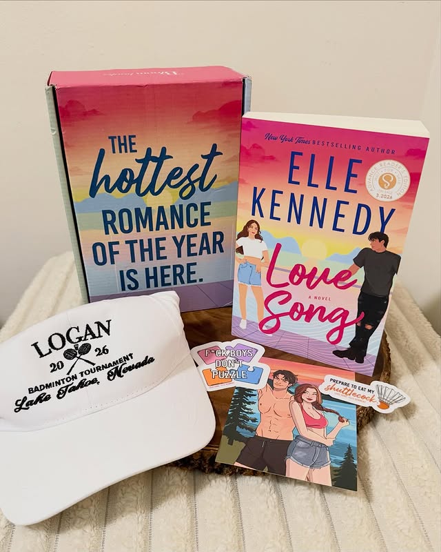 Instagram post by @bookstasamm for Bloom Books. Caption reads: 🎶 Book Mail Feature 🎶 📖 Love Song ✍🏻 Elle....