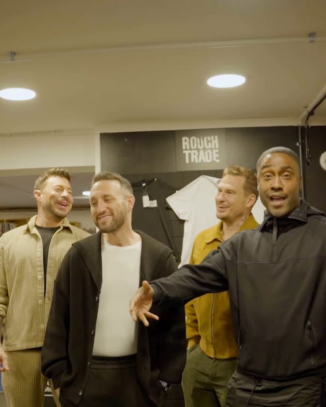 Instagram post by @officialblue for Amazon Music. Caption reads: [...] of "Reflections" and listen to the album on....
