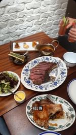 Instagram post by @taste_of_surprise for Blacklock. Caption reads: 🔥🥩 Blacklock 🥩🔥 Black Lock is renowned for....
