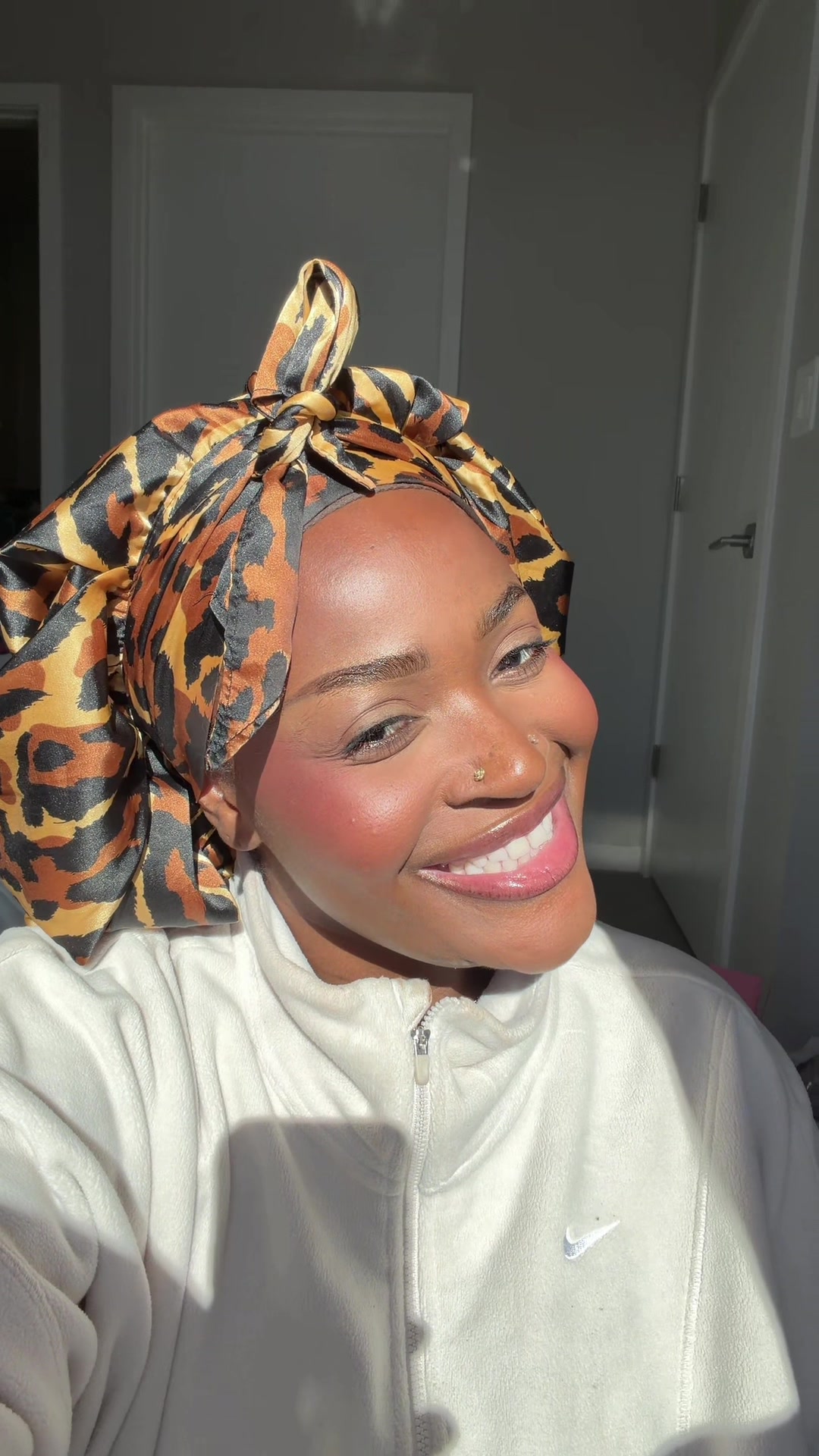 TikTok post by @hawa_omuya for BK Beauty. Caption reads: [...] in quality brushes that will last. @bkbeauty....