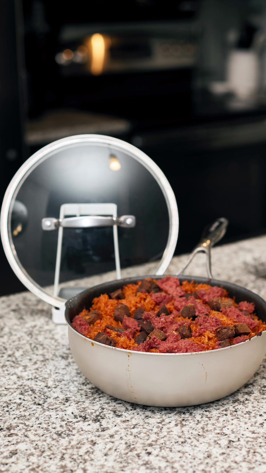 TikTok post by @yawcooks for Circulon. Caption reads: One Pan-Meal with @Circulon INFINITY PAN on this....