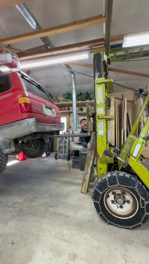 Instagram post by @stenewoodwork for TIMBREN INDUSTRIES. Caption reads: Timbren time! I have Timbrens on my truck and....