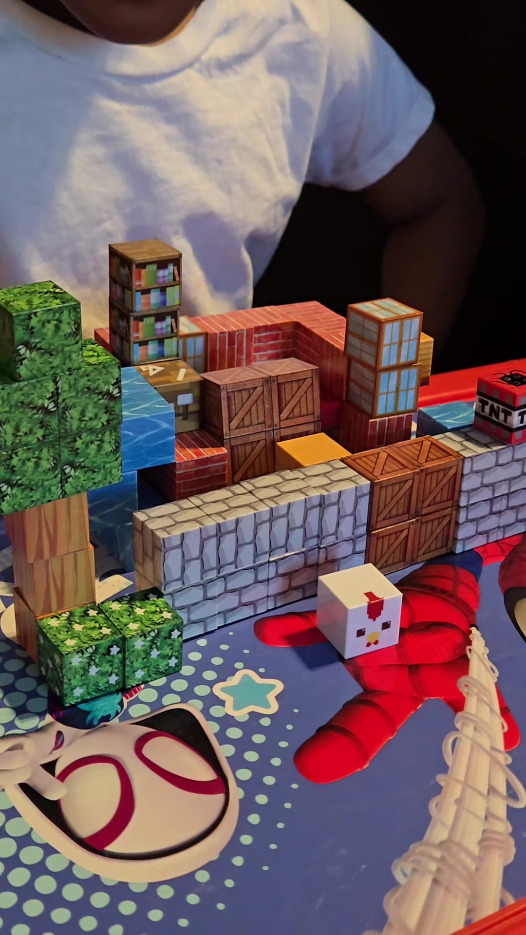 TikTok post by @mrskeke.the.entrepreneur for Magnetopia. Caption reads: My Pookie loves these blocks, Thanks @Magnetopia....