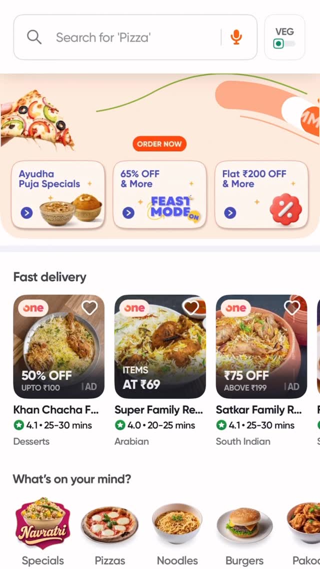 Instagram post by @beauty_of_bidar for Swiggy. Caption reads: @swiggyindia Biryani deals from October 1st to 5th....