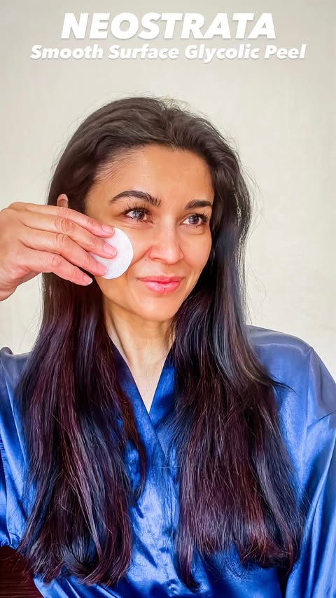 Instagram post by @sunitabdass for NEOSTRATA. Caption reads: [...] skip those expensive facials thanks to....