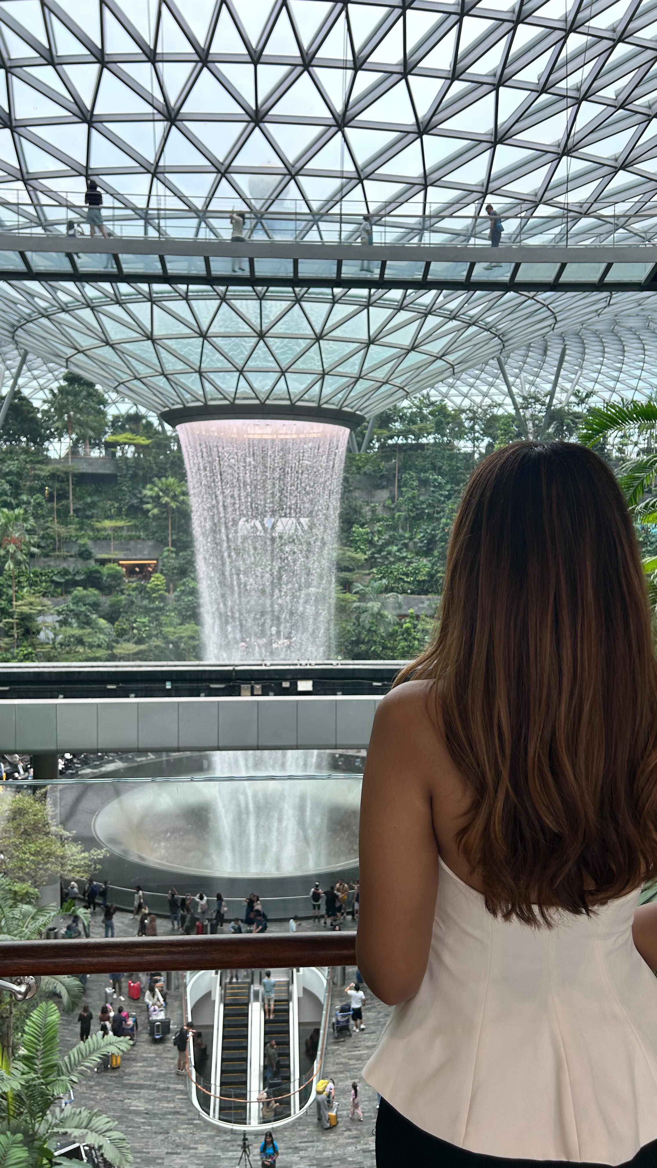 Instagram post by @honeysheth for iShopChangi. Caption reads: This isn’t just an airport… it’s a whole adventure....