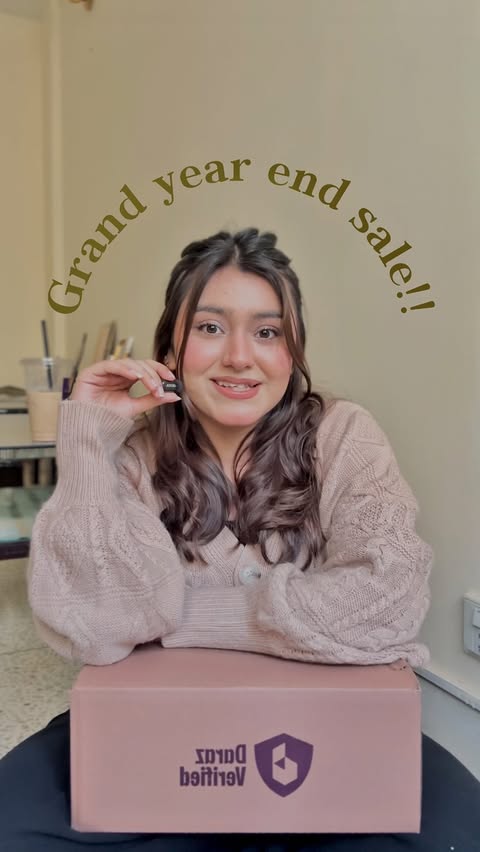 Instagram post by @kashishboolani_ for Daraz. Caption reads: [...] never stop loving: iced coffee and my Daraz....