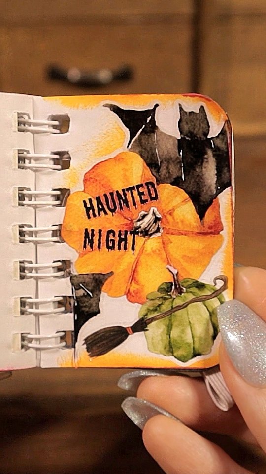 Instagram post by @hwaufranc for The Washi Tape Shop. Caption reads: Scrapbooking ASMR 다꾸 Haunted Night🎃

Halloween....