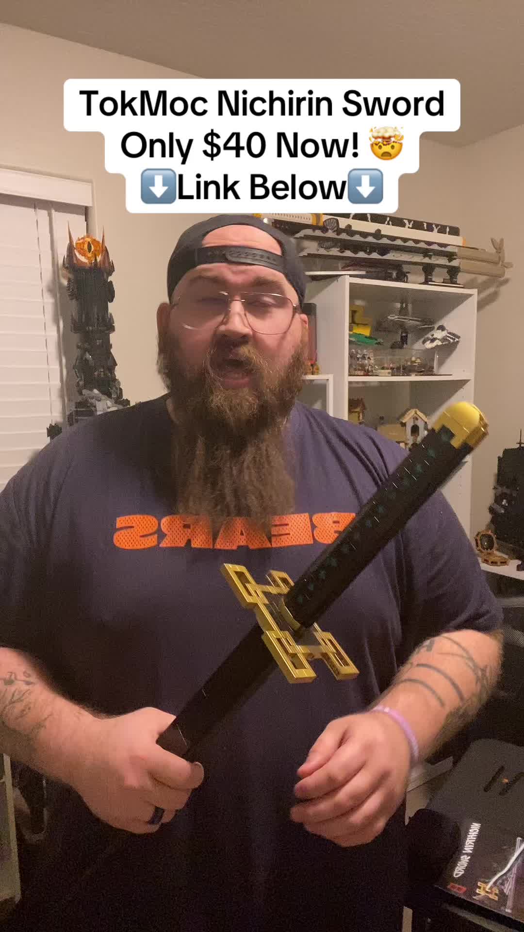 TikTok post by @thebeardedbrick for TokmocOfficial. Caption reads: [...] fun and sturdy build from @TokmocOfficial to....