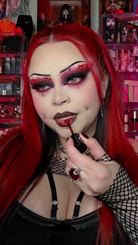 Instagram post by @sydneynicoleaddams for Morphe. Caption reads: [...] *products were gifted/PR 🩸 @morphebrushes....