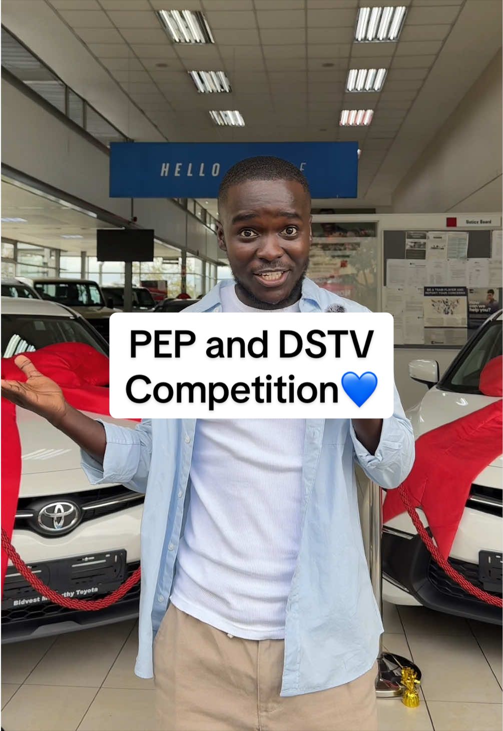 TikTok post by @claresonkhanyile for PEP Malawi. Caption reads: A powerful moment brought to life by @PEP South....