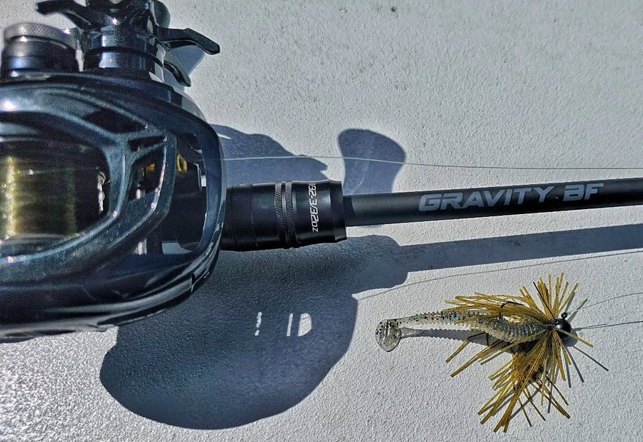 Instagram post by @rawrfishing for ARK Rods. Caption reads: The @arkfishingrods Gravity BF rods are available....