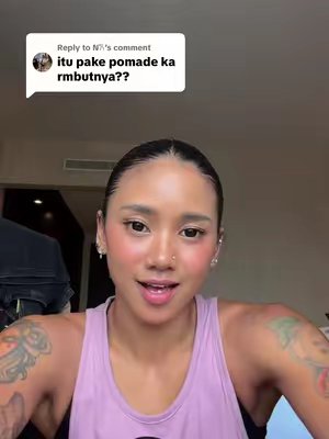 TikTok post by @cutebaram_ for GATSBY Indonesia. Caption reads: Replying to @N𐙚 @GATSBY Indonesia.