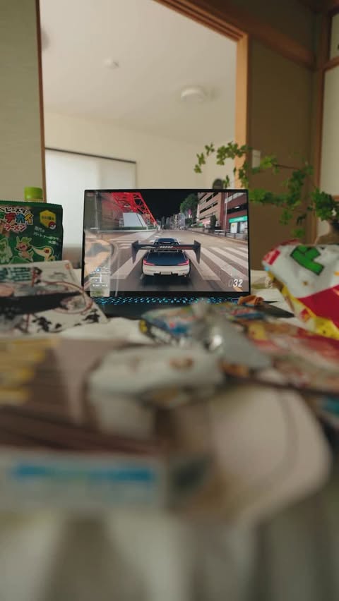 Instagram post by @arki.technology for NVIDIA GeForce. Caption reads: [...] Link's in my bio! Go check it out 😎....
