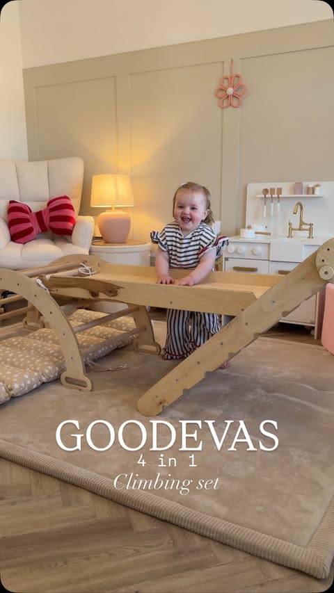 Instagram post by @goodevas_uk for Goodevas. Caption reads: [...] Harper is obsessed with her @goodevasUk 4 in....