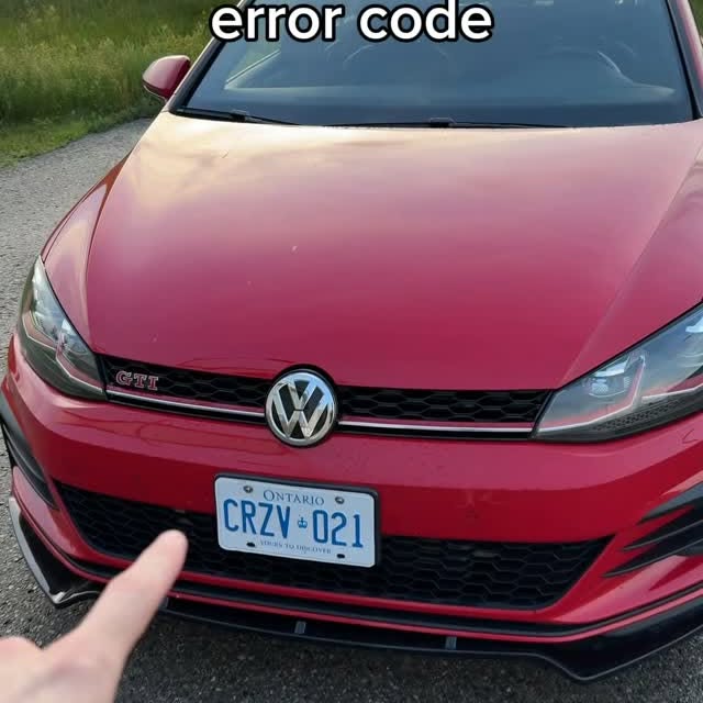 Instagram post by @mk7nickk for BlackVue. Caption reads: [...] error code....
