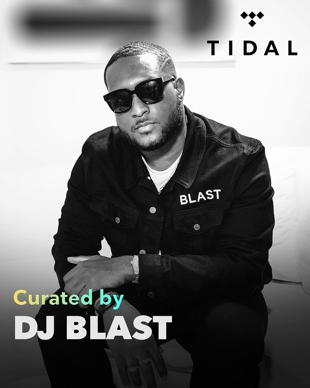 Instagram post by @ogblast for TIDAL. Caption reads: BLAST x @tidal 

For #InternationalDJDay, I had....